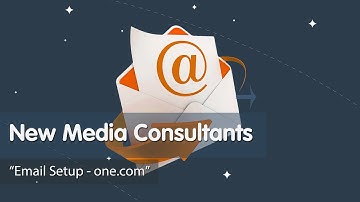 Setting Up One.com Emails