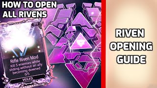 Riven Challenges  How to open ALL Rivens  Beginners Warframe guide