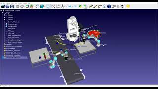 3-Robot Manufacturing Simulation | RoboDK + OpenCV | Color Sorting & Palletizing