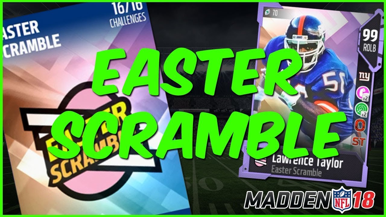 MUT 18 | Easter Scramble Promo Full Details - How To Get 99 Lawrence Taylor!