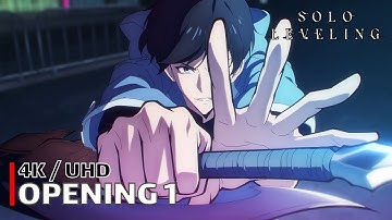 Solo Leveling - Opening 1 (LEveL) | 4K UHD Creditless | Subtitles