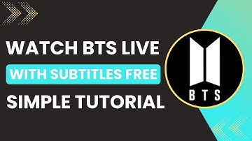 How to Watch BTS Live with Subtitles Free !
