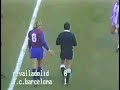 "MAGICO" GONZALEZ EN VALLADOLID VS F.C. BARCELONA FINAL DE LIGA ESTADIO ZORRILLA