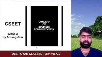 CSEET Business Communication Chapter 4 Class 2 for July 2023 and Nov 2023. Playlist in description.