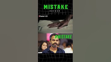 Thumbnail of Salaar Movie Mistake By Prashanth Neel | Prabhas | Cinema Mistakes | #shorts #trending #mistakes