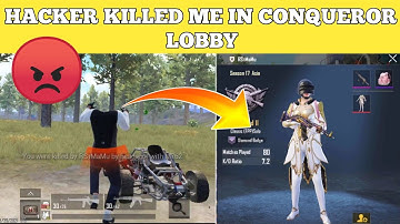 😡 HACKER KILLED ME IN CONQUEROR LOBBY 😡 | SOLO FPP RANK PUSH GAMEPLAY