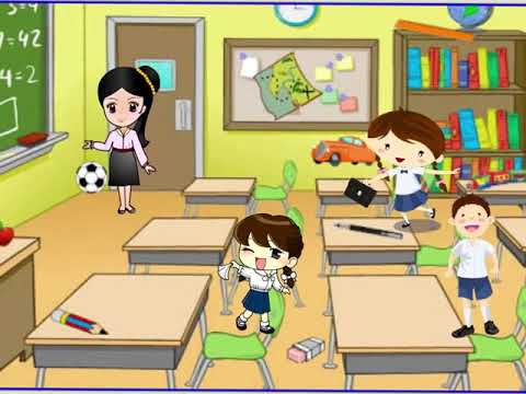 การ์ตูนแอนิเมชันเรื่อง วินัยในห้องเรียน