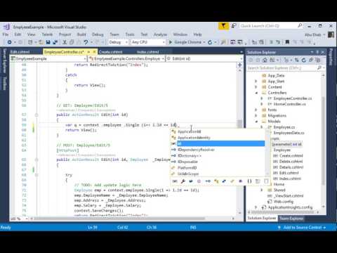 Asp Net mvc 2017 Part 22   Actions Types GET AND  POST