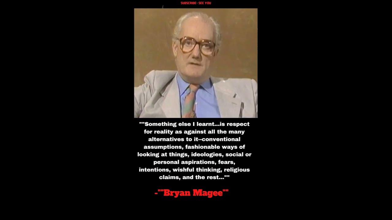 Shorts quotes shorts bryan magee motivational youtube