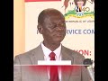 📽️ Public Service Commission Secretary speaks on screening senior govt job applicants.