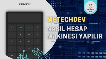 HTML, CSS, JS ile basit hesap makinesi nasıl yapılır