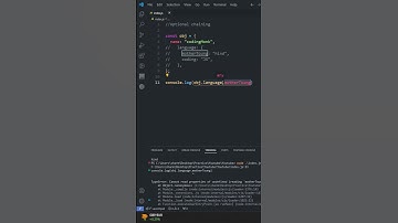 Optional Chaining in JavaScript || JavaScript for beginners || #javascript #coding #ytshorts