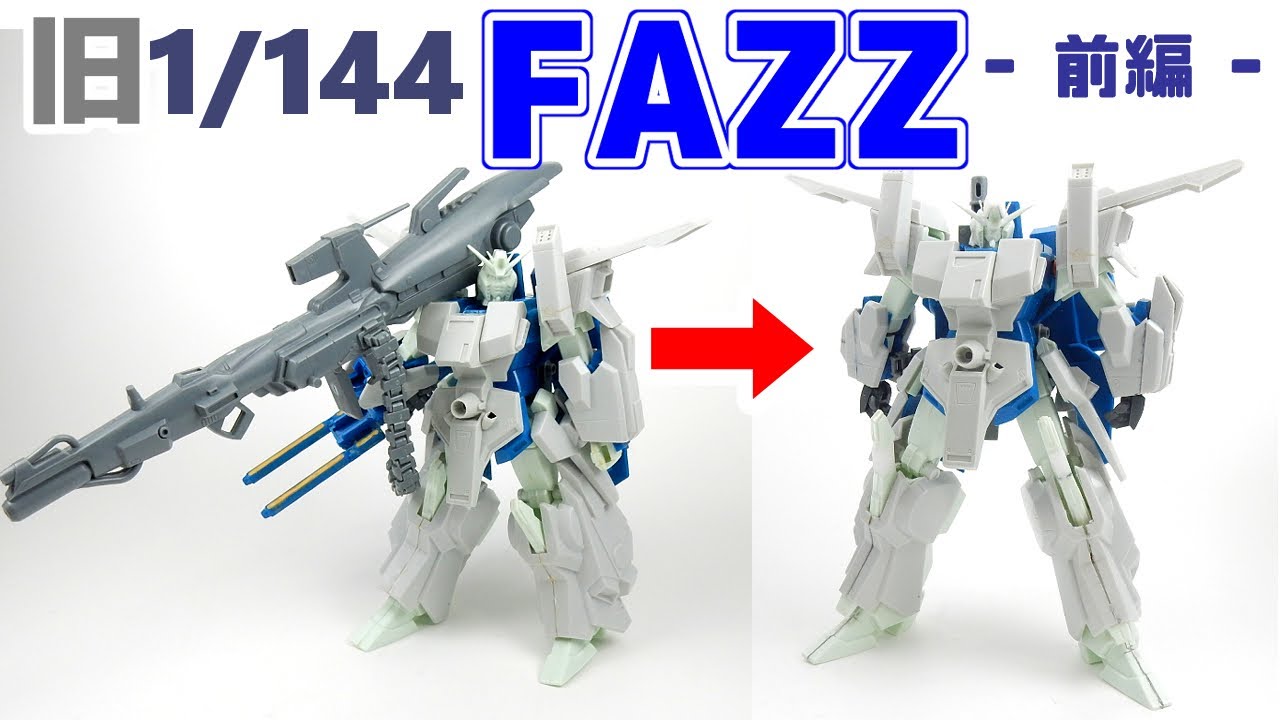 [GUNPLA REMODELING] 1/144 Full Armor ZZ to FAZZ changing and full  remodeling!! Part 1