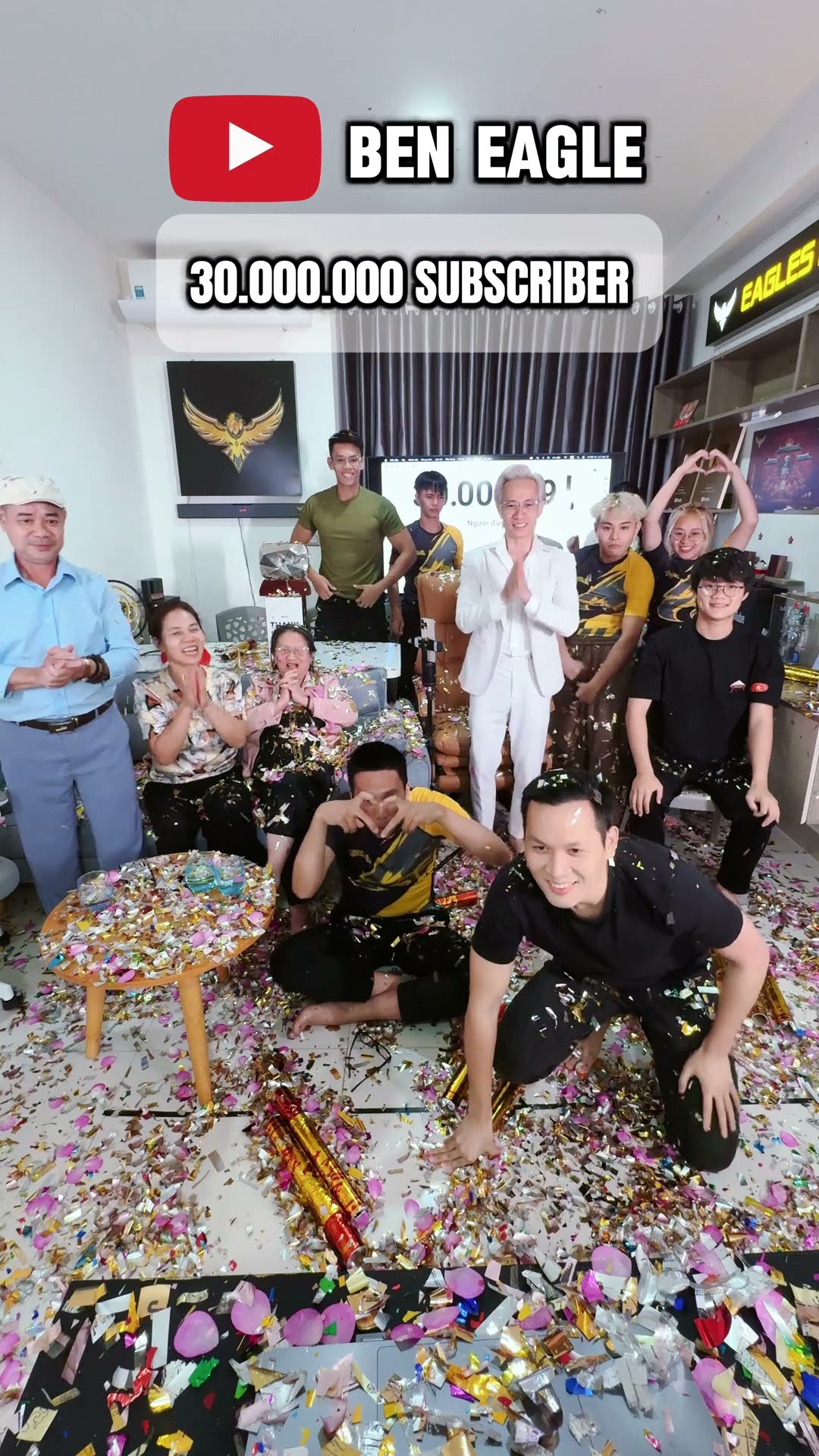 BEN EAGLE đạt 30M Subscriber #beneagle #training #kungfu #martialarts #fighting