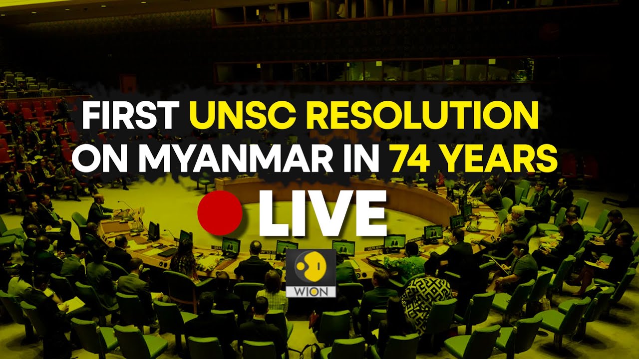 UNSC resolution on Myanmar violence live: India, China and Russia abstain | English News | WION Live