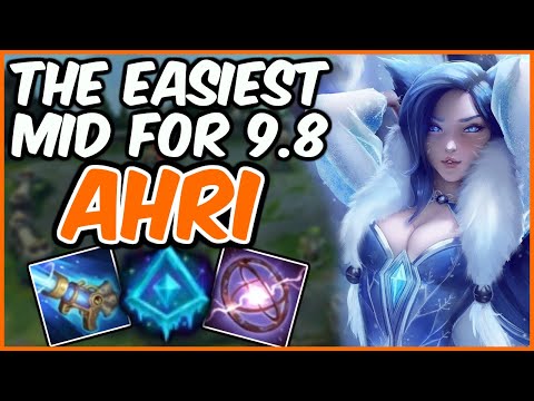 EASIEST MID PICK FOR 9.7 - Glacial Augment Ahri - Challenger Ahri - League Of Legends