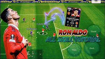 Cristiano Ronaldo All Skills Tutorial | efootball 2023 mobile| efootball 2023 mobile skills tutorial