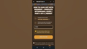 Code - How to Cash Out with MoonPay – Complete Withdrawal Guide | Part 6 of 6 | MemeFi #memefi