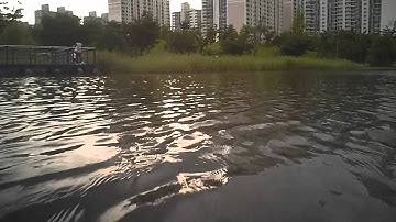 FPV video with 808 #18 Keychain Cam onboard Seaplane.