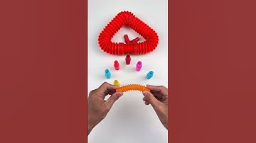 Creating ASMR Crunchy Mini POP-DIY Robot #satisfyingvideos#relaxing #creative #oddasmr #poptubesound