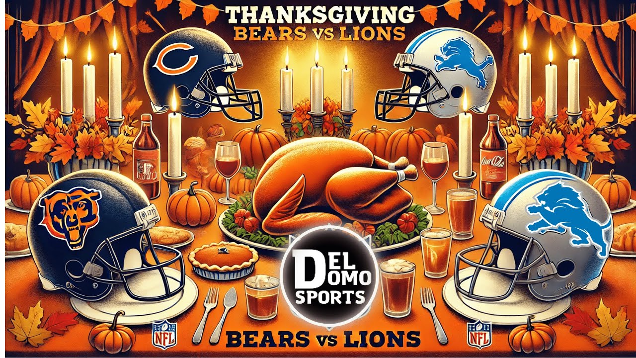 Chicago Bears vs Detroit Lions LIVE | NFL Thanksgiving Day Special 🦃 ...