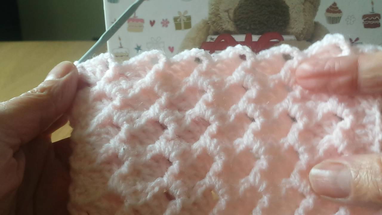 Como terminar a manta de bebe