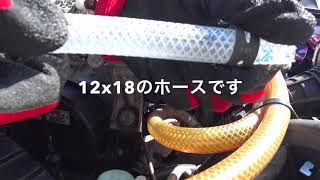 ジムニー JA11 スロットルボディ簡易清掃＆ブローバイホース交換