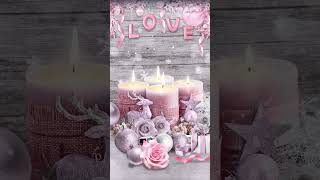 Pink Love Valentine Day in winter Animated
