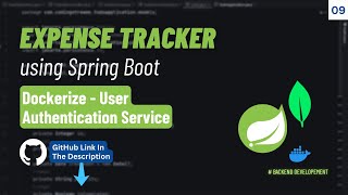 Dockerize - User Auth Service | Expense Tracker | Spring Boot Projects | Hindi
