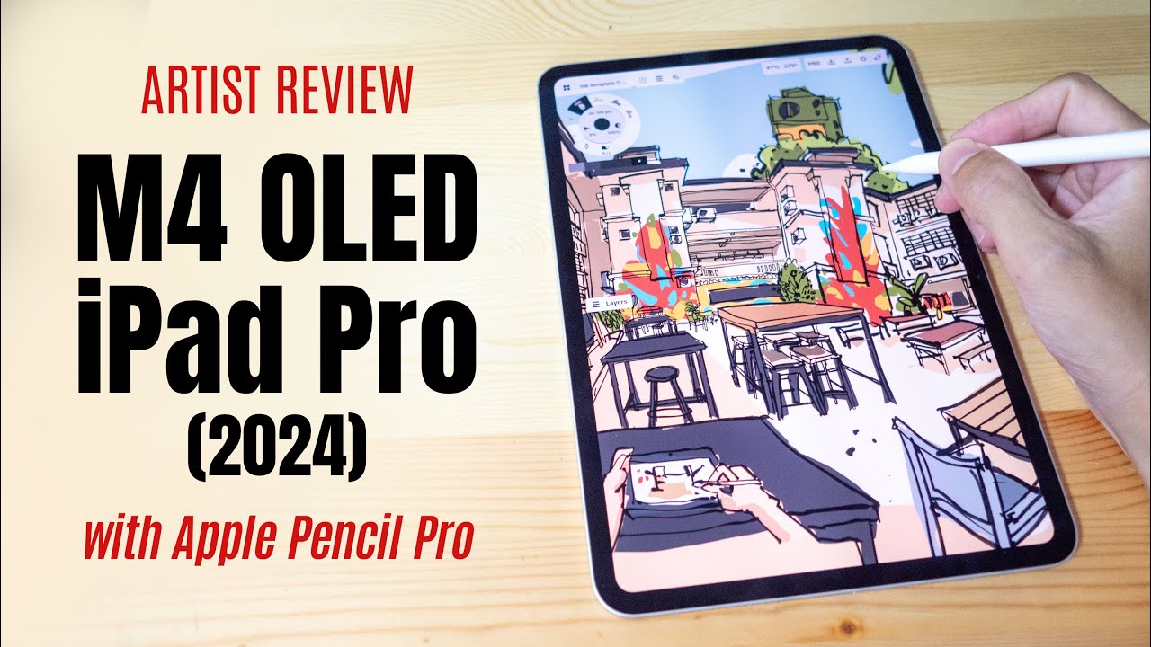 Artist Review: M4 iPad Pro & Apple Pencil Pro - YouTube