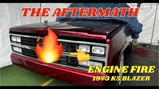 ENGINE FIRE K5 BLAZER | FIRST LOOK | 1973 K5 BLAZER by MrGriffin23 439 views 2 months ago 12 minutes, 34 seconds