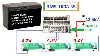 Li-Ion Battery 3S 12.66 volts with your own hands.