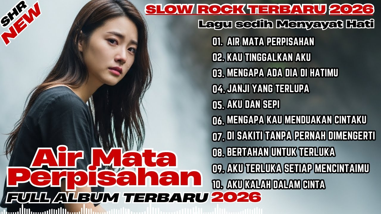 Slow Rock Sedih 😢 2026 Full Album | Lagu Patah Hati 💔 Paling Menyayat Jiwa Nonstop | SHR Slow Rock.