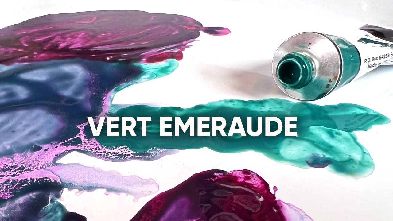 Vert Émeraude Aquarelle : Utilisation et Mélanges