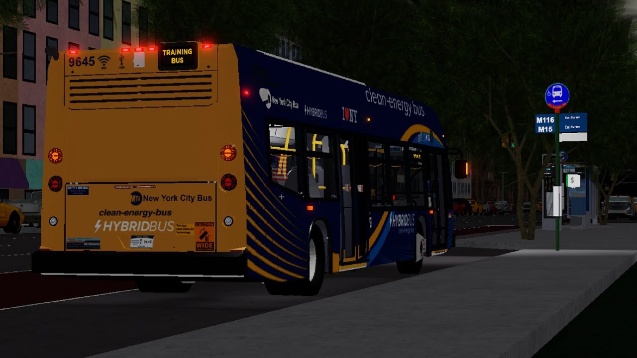 MTA (Roblox): 2020-2021 Novabus LFS HEV [9645] Training Bus! - YouTube