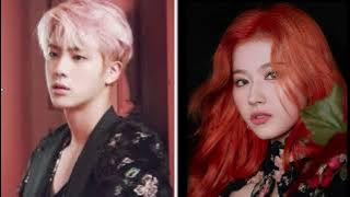 Bts JIN AND Twice SANA MOMENTS