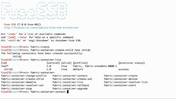 Creating child containers with Fabric