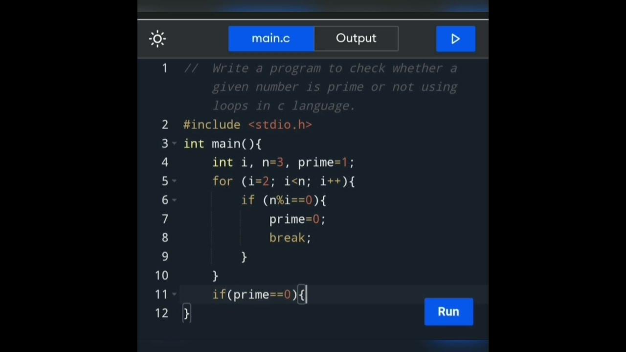 How to write a program to check whether a given number is prime or not ...