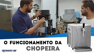 Como funciona uma chopeira à gás?