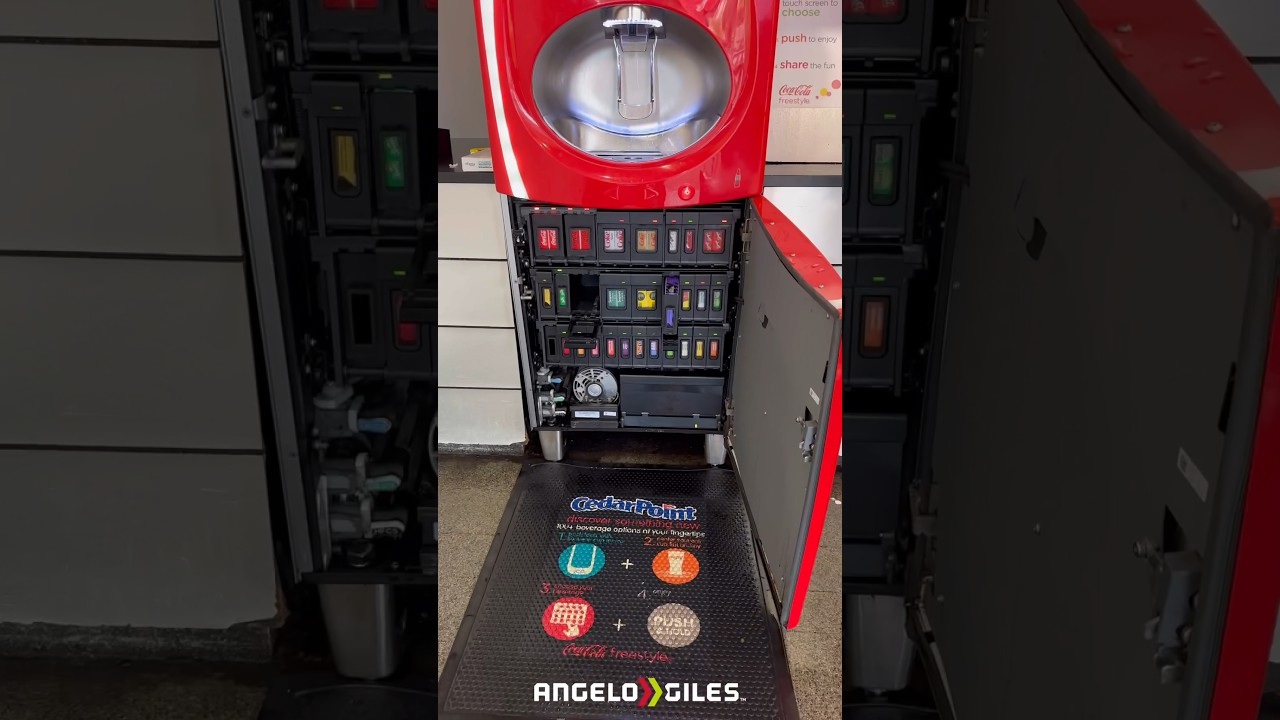 The inside of a Coke Freestyle machine. : r/mildlyinteresting
