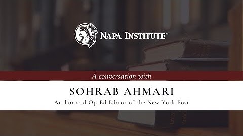Conversation with Sohrab Ahmari  at the Napa Institute