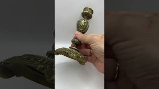 Бронзовый подсвечник в стиле барокко. Франция.