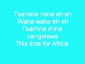 Waka waka shakira lyrics