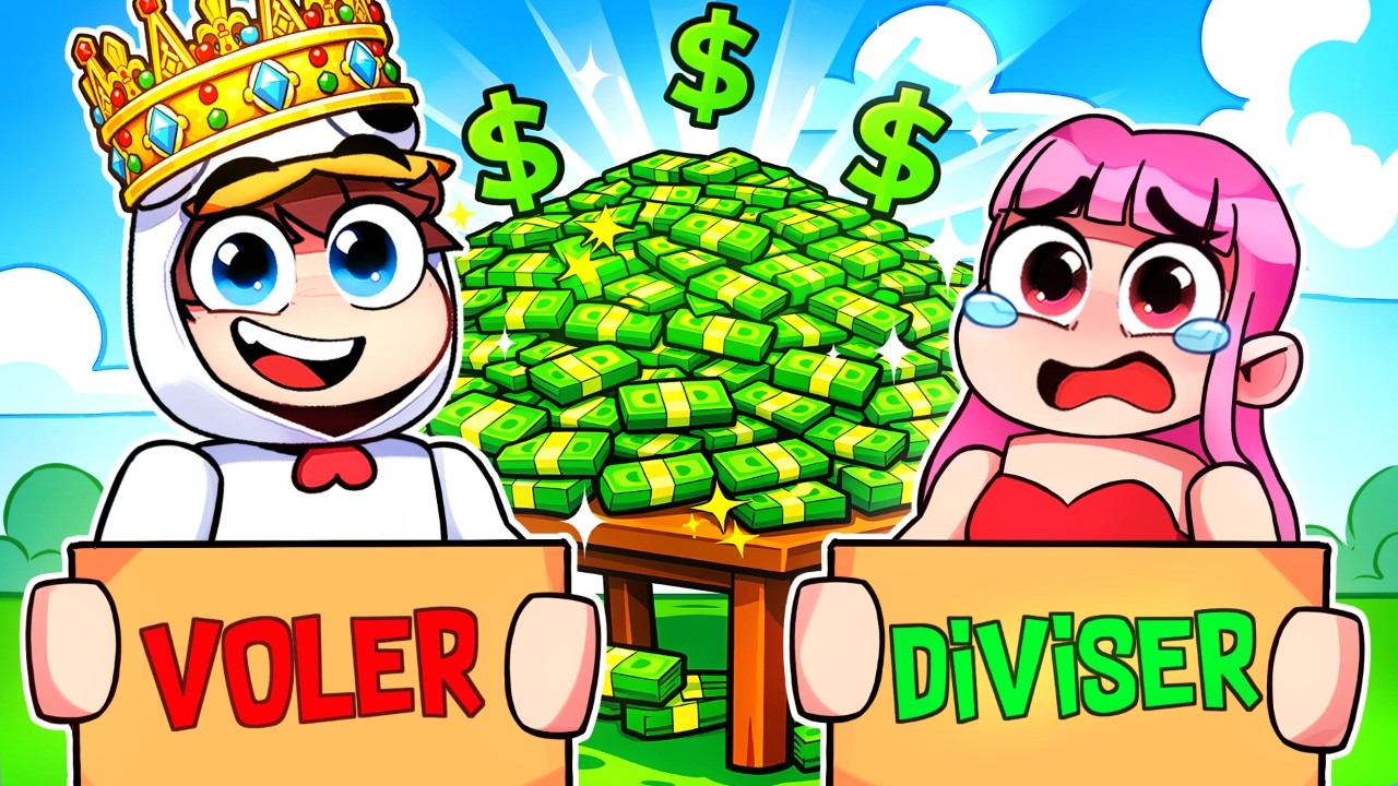 PARTAGER ou VOLER sur Roblox !