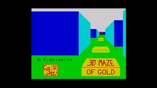 3D Maze of Gold Walkthrough, ZX Spectrum