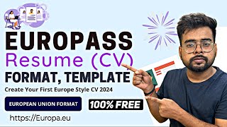 Europass CV kaise banaye | Europass Cover Letter Kaise Banaye