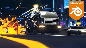 I made this animation in 1 week in blender! (Endless Engines Challenge)