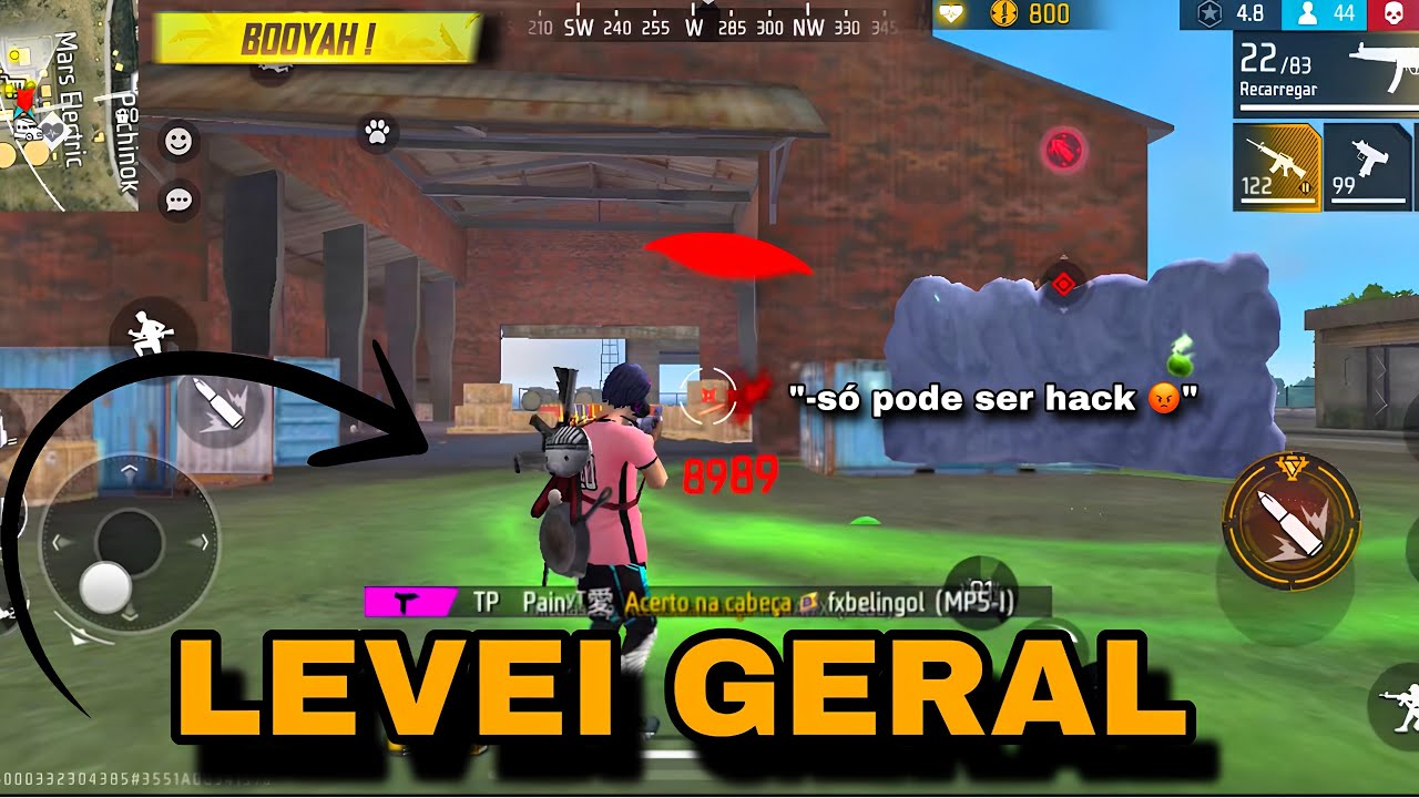 SOU O MELHOR HUD 2 DEDOS E PROVEI ISSO! FREE FIRE! (hud 2 dedos)