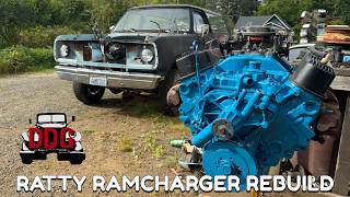 Return Of The Ramcharger - 1978 Dodge Ramcharger 318 Engine Removal, Cylinder Head Fix, & Much More