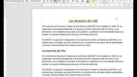 Copiar,cortar, pegar y copiar formato en Libre Office